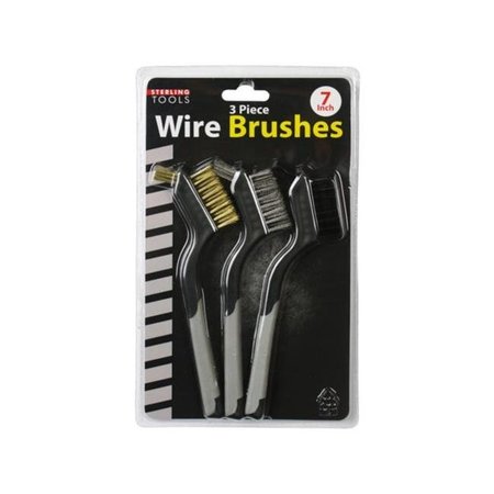 KOLE IMPORTS Kole Imports GE109-6 Mini Wire Brush Set - Pack of 3 - 6 Piece GE109-6